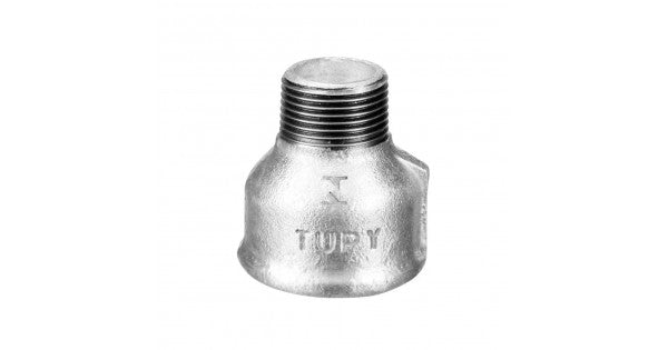 Luva M/F Redução Galvanizada 1"×1/2" Tupy