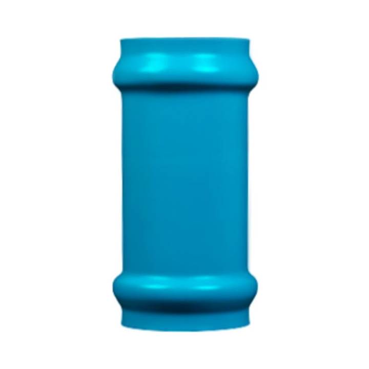 Luva de Correr (Reparo) BB 100mm PVC Azul Viqua — Emenda Sem Desmontar Tubulação