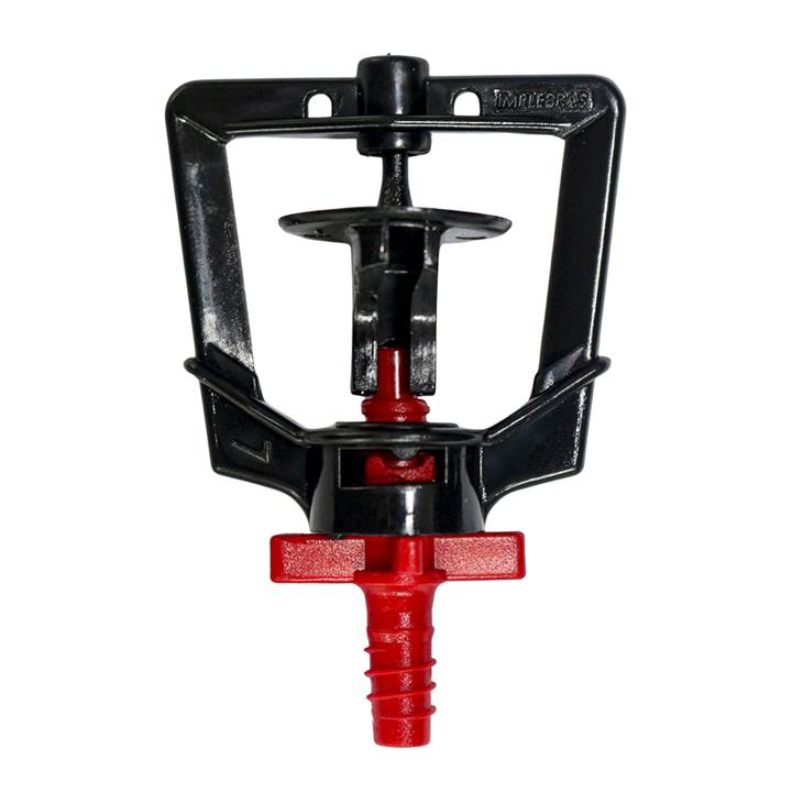 Microaspersor 102 L/h Bocal Vermelho Implebras — Irrigação Sub-Copa para Fruticultura
