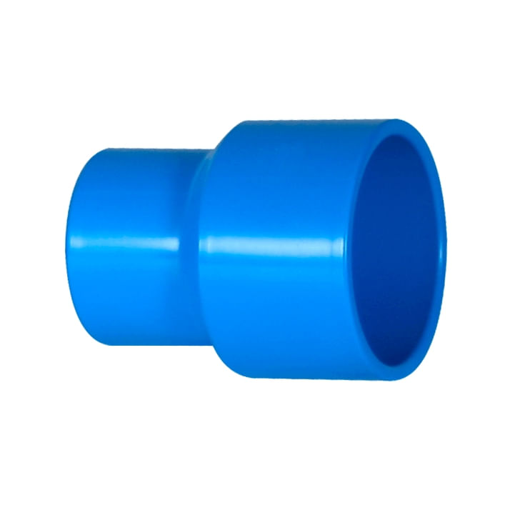 Luva de Redução Soldável BB 50×32mm PVC Azul Viqua — PN80 Irrigação