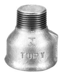 Luva M/F Redução Galvanizada 1"×1/2" Tupy