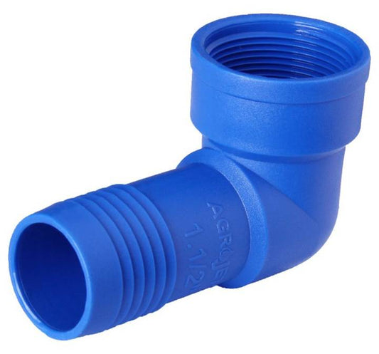 Joelho Rosca Fêmea 1.1/2" PE Agrojet — Cotovelo 90° Irrigação
