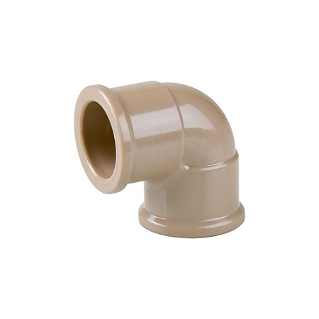 Joelho Soldável 90° 20mm PVC Marrom — Predial