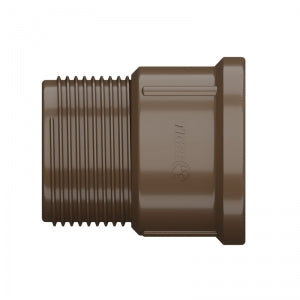 Adaptador Soldável Bolsa/Rosca 32mm × 1" PVC Marrom — Predial