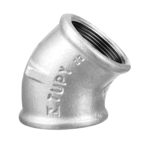 Cotovelo Galvanizado 45° 1" Tupy — Hidráulica