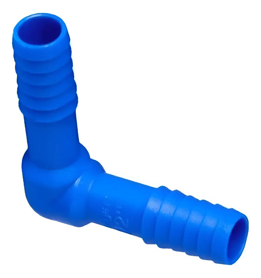 Joelho Duplo 1/2" PE Agrojet — Cotovelo 90° Irrigação