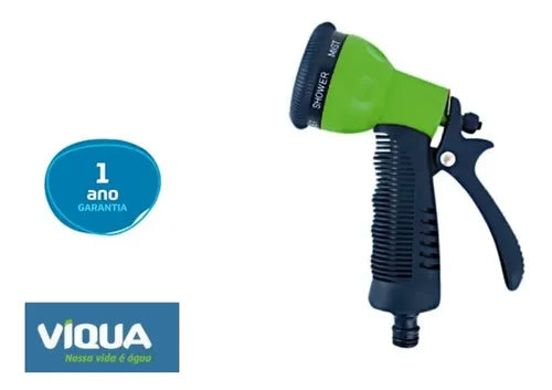 Hidropistola Multifunção 7 Funções Viqua — Irrigação de Jardim