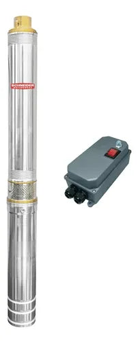Bomba Submersa Schneider SUB3-10B3E18 1CV Mono 220V — Poço 3" | 10 Estágios
