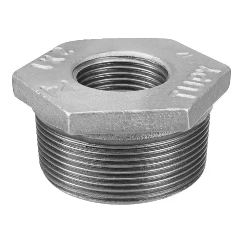 Bucha Redução Galvanizada 1.1/2" → 1" Tupy