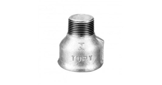 Luva M/F Redução Galvanizada 2"×1" Tupy