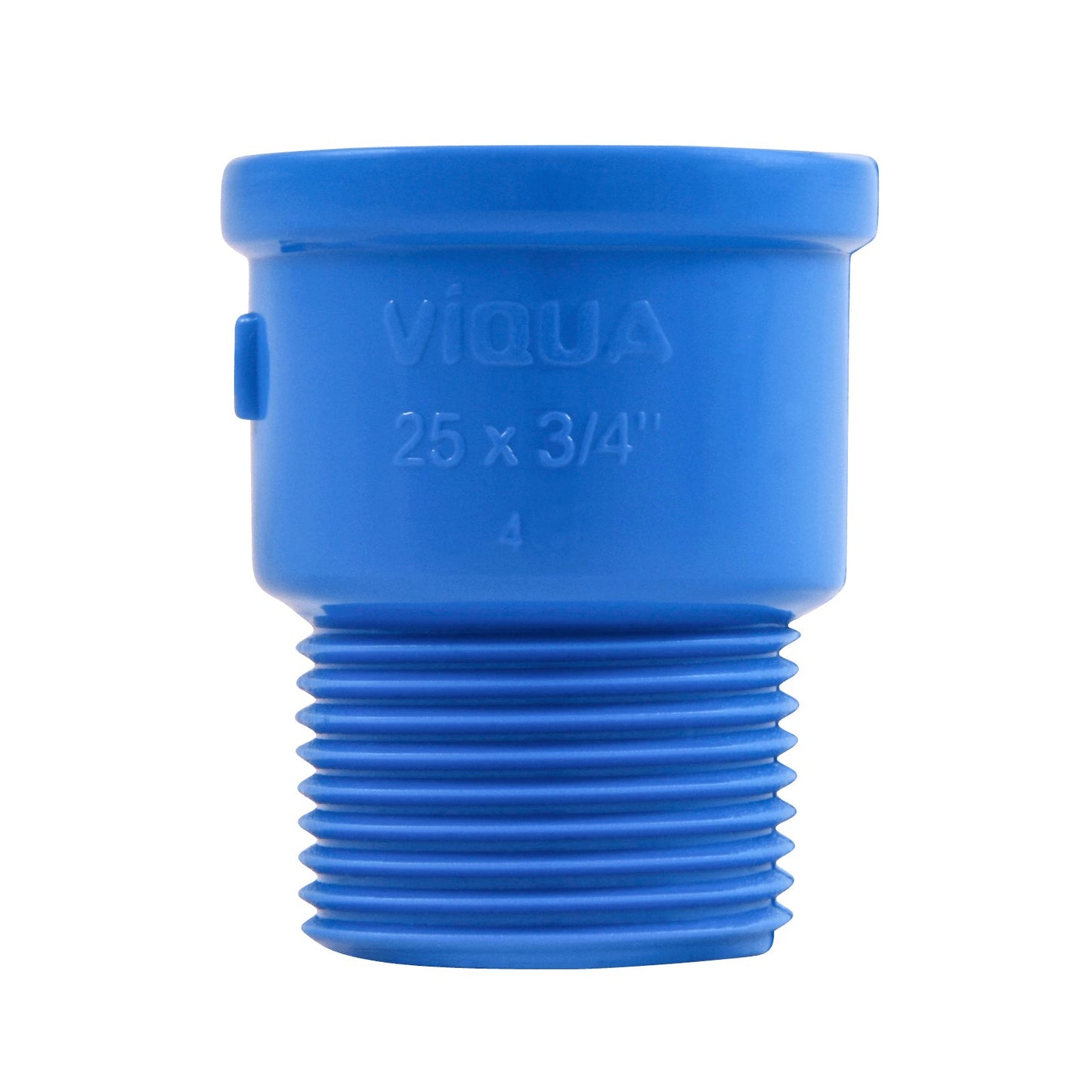 Adaptador Soldável Curto LR 25mm × 3/4" Viqua — Transição PVC Irrigação