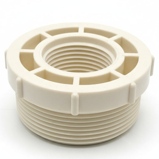 Bucha Redução Roscável 1.1/2"×1" PVC Marrom