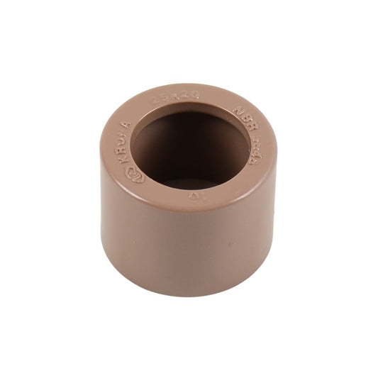 Bucha Redução Curta 25×20mm PVC Marrom — Predial