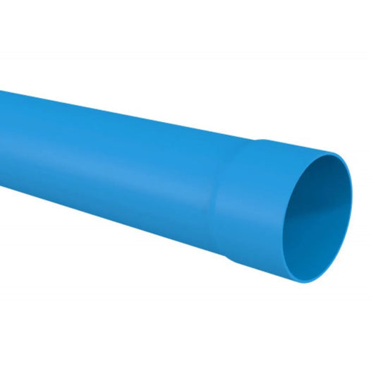 Tubo PVC Azul Irrigação Soldável DN50 PN40 — Asperbras (Barra 6m)