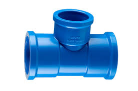 Tê Soldável 32mm PVC Azul Viqua — Bifurcação Linhas Secundárias Irrigação