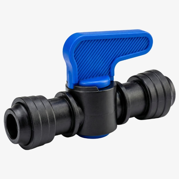 União com Registro 16×16mm Anel 6 Pontas Implebras — Emenda com Válvula Engate Rápido