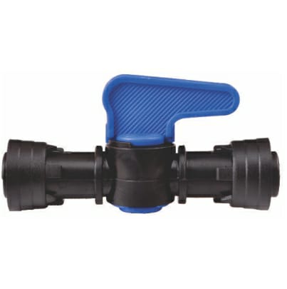 União com Registro 16×16mm Anel 6 Pontas Implebras — Emenda com Válvula Engate Rápido